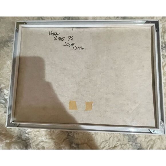 Vintage 1996 Walt Disney Lithograph Mickey Mouse 4 Character Emotions - Picture 2 of 2